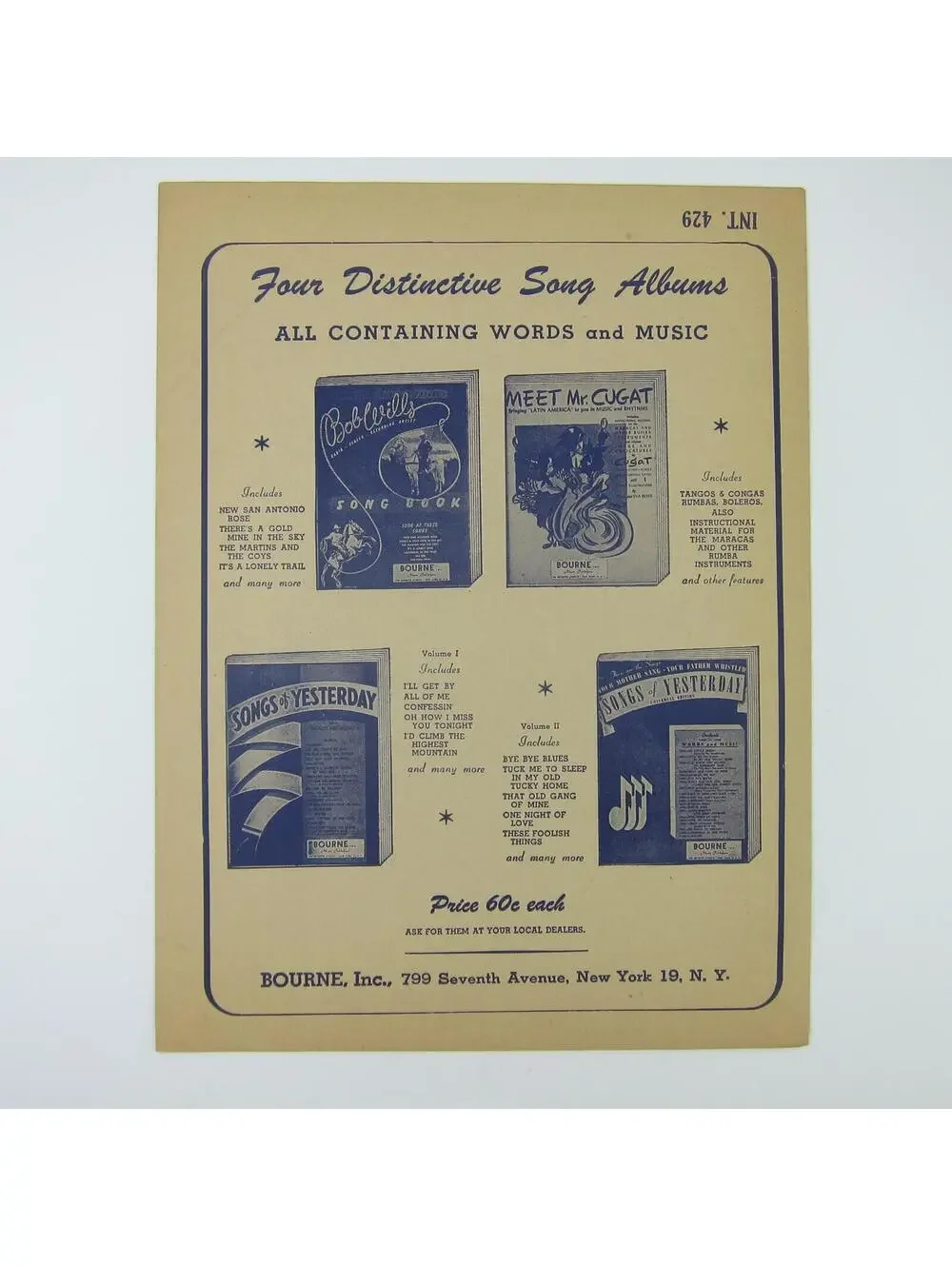 Sheet Music I'm Gonna Love That Guy Frances Ash Kay Armen Cover Vintage 1945